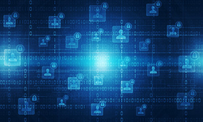 Digital technology background