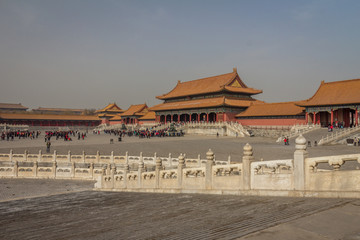 The forbidden City in Beijing China