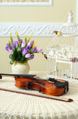 Violin on the table
