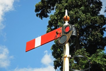 Semaphore railway sign © Arena Photo UK
