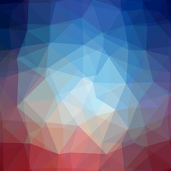 Obraz premium Abstract Green and Red Background Made from Triangles