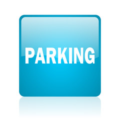parking computer icon on white background