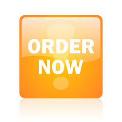 order now computer icon on white background