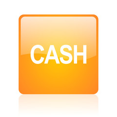 cash computer icon on white background