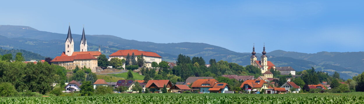 Panorama St. Andr&auml; im Lavanttal / Unterk&auml;rnten / &Ouml;sterreich