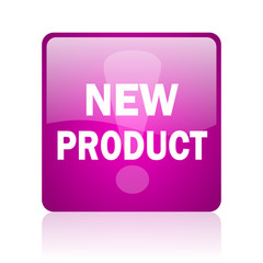 new product computer icon on white background