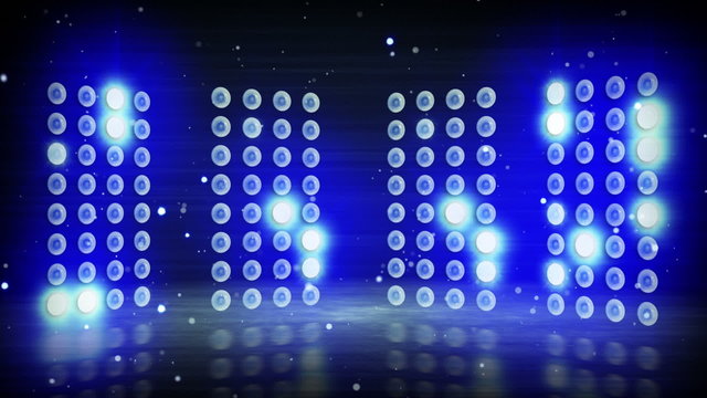 blue stage lights loopable background