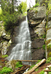 Waterfall Bystre in Polana region, Slovakia © TTstudio