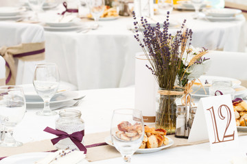 wild flowers for decoration - wedding place