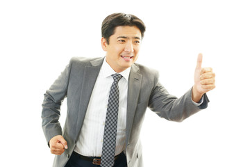 笑顔のビジネスマン
