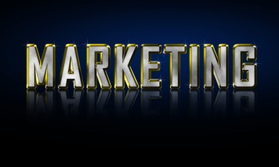 Marketing design concept