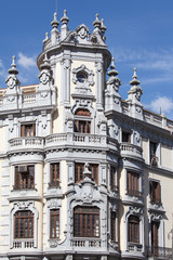 Fototapeta na wymiar Beautiful building, Madrid, Spain