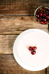 chocolate-cherry cheesecake