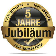 5 Jahre Jubiläum - 100% Qualität, Service, Kompetenz