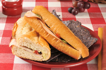 Turkey avocado sandwich