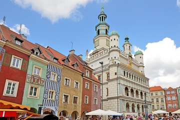 Fototapeta Market square, Poznan, Poland obraz