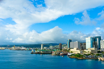 Beautiful view of Honolulu, Hawaii, United States