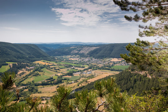 Vall&eacute;e du Valdonnez depuis le Truc de Balduc, Loz&egrave;re