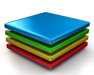 Colorful layers Icon