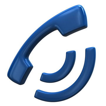 Blue Phone Icon