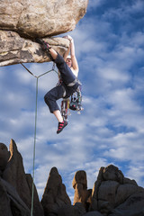 Climber on the edge.