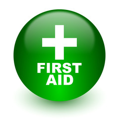 Obraz premium first aid icon