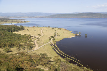 Nakuru National Park Landscape, Kenya