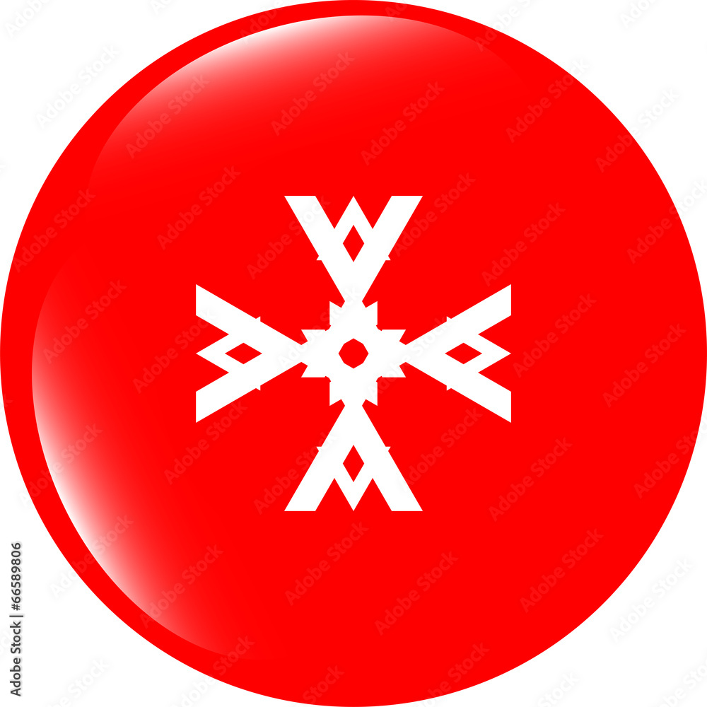 Poster abstract sign on web icon. web button. isolated on white