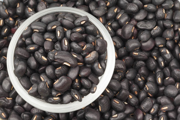 Black bean close up