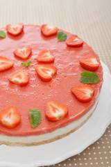 Strawberry cheesecake