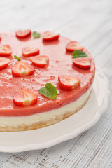 Strawberry cheesecake