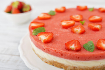 Strawberry cheesecake
