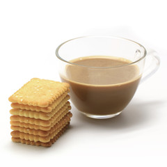 biscuit and coffee