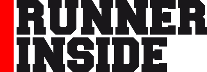 Runner Inside Logo Design