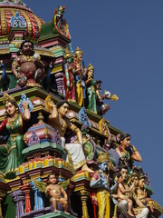Fototapeta na wymiar Templo hinduista en Hampi (India)