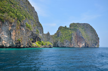 Fototapeta na wymiar Island of Phang Nga National Park in Thailand
