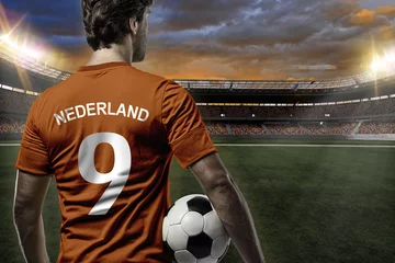 Zelfklevend Fotobehang Dutchman soccer player © beto_chagas