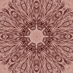 Seamless graphic pattern on canvas