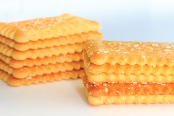 Stack Of Slices of Crispbread.