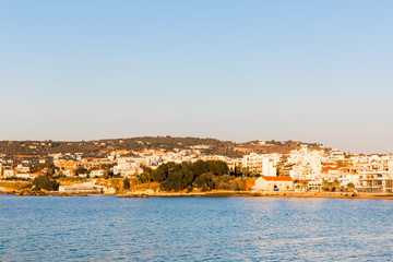 Cityscape and bay in city Chania/Crete/Greece