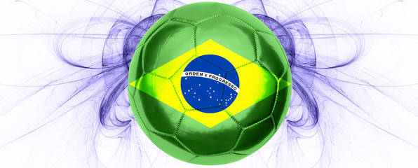 Brasilianischer Fussball Banner