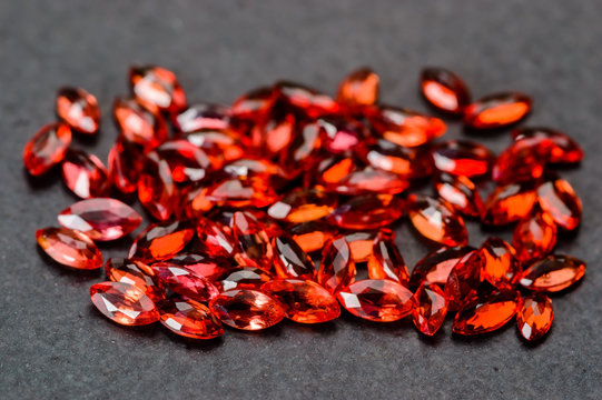 Ruby, rich red