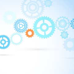 Mechanical gear modeling construction