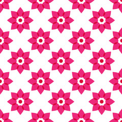 Seamless pink floral background