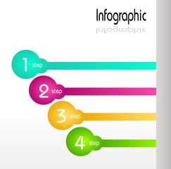 Infographic Template for Four Steps