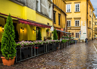 Obraz premium Krakow - Poland's historic center, a city with ancient
