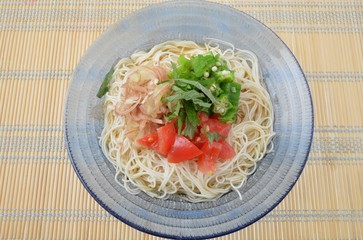 夏野菜ソーメン
