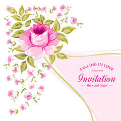 Spring flower for vintage card.