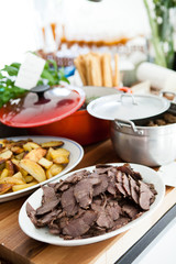 Meat and french fries