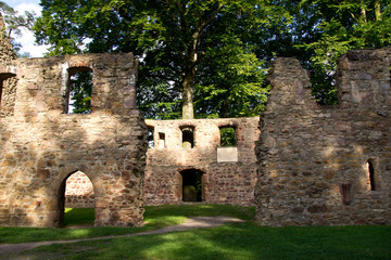 Alte Mauer, Kloster Nimbschen in der Nähe von Grimma